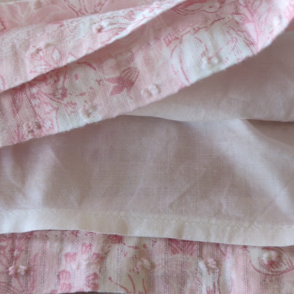 ✨HP✨NWT Cynthia Rowley Pink/Soft White Bunny Print Baby Dress Set Size 3-6months - Picture 10 of 10